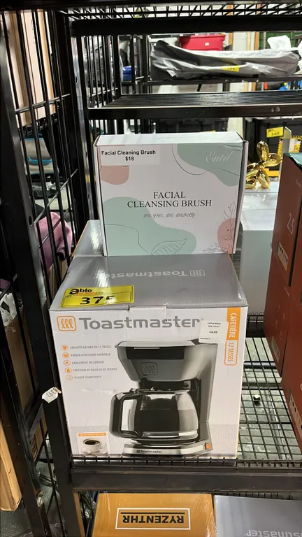 *NEW* FACIAL CLEANSING BRUSH & (2) TOASTMASTER 12-CUP COFFEEMAKERS