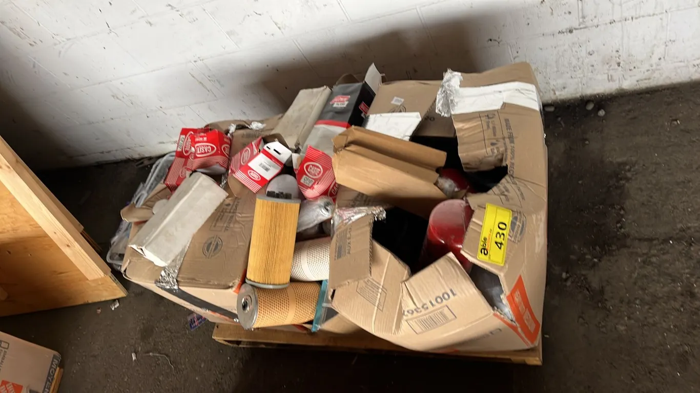 PALLET OF ASSORTED FILTERS *MUST TAKE ALL*