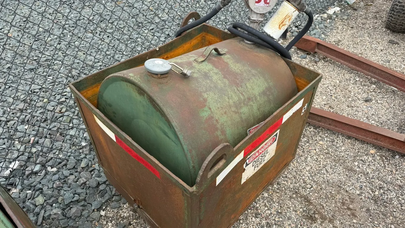 Diesel Fuel Tank with Fill Rite Rotary Pump