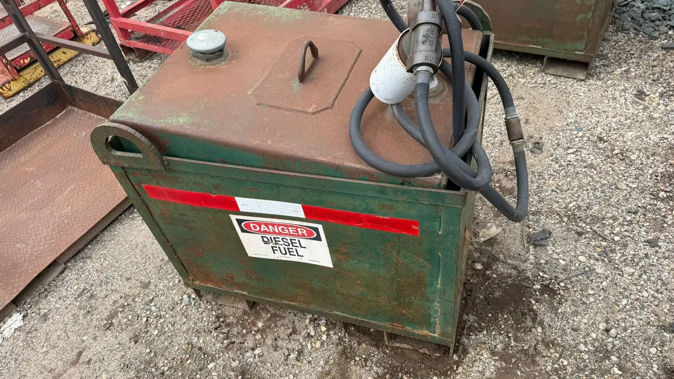 Diesel Fuel Tank with Fill Rite Rotary Pump