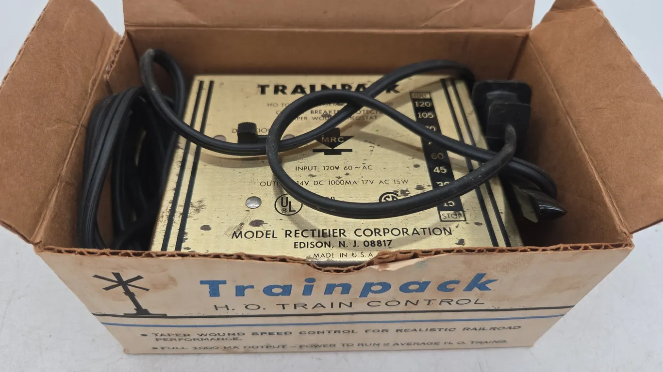 Vintage MRC HO train controller in original box