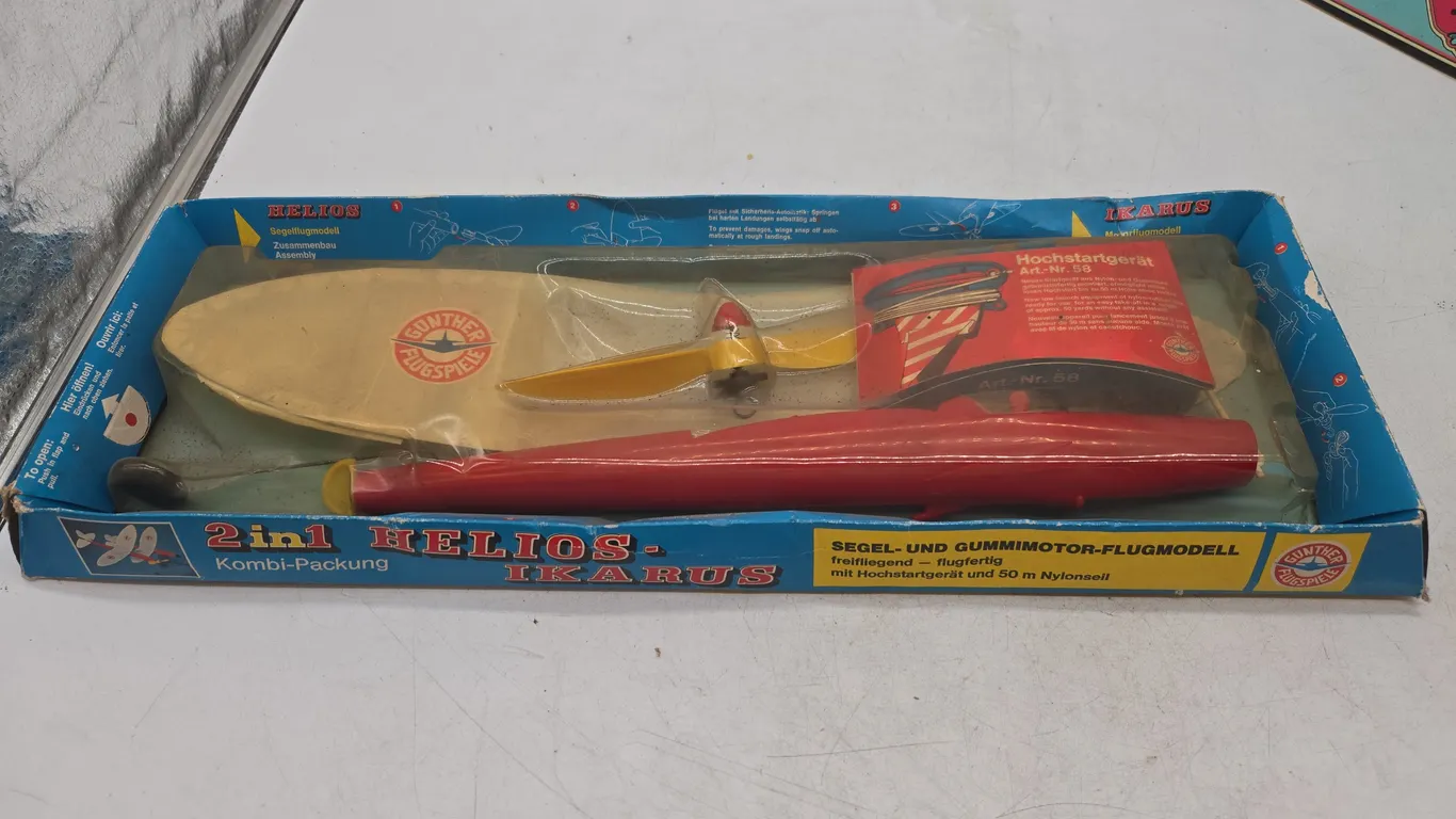 Vintage German airplane model new and original box