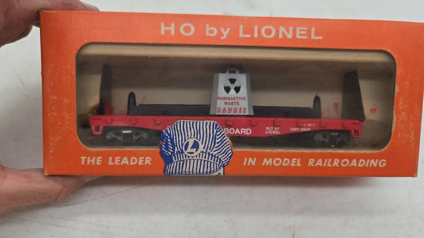 H* scale radioactive disposal train car