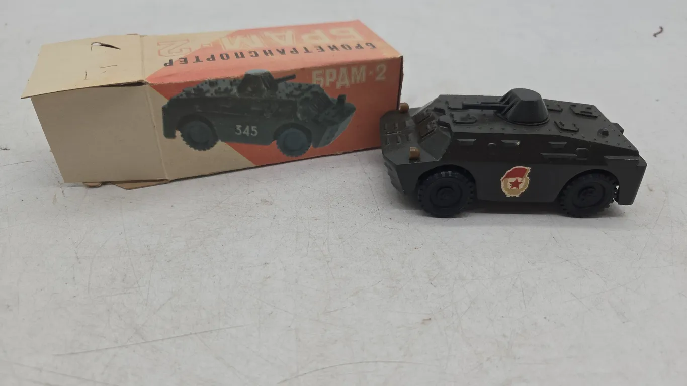 Vintage Russian diecast military vehicle new inbox