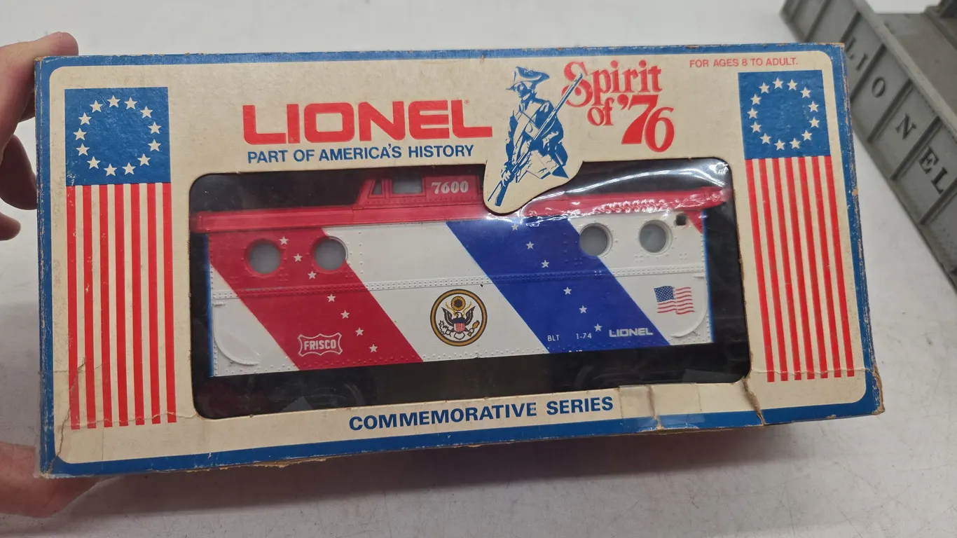 Vintage Lionel Spirit of 76 commemorative series number 7600 caboose new inbox