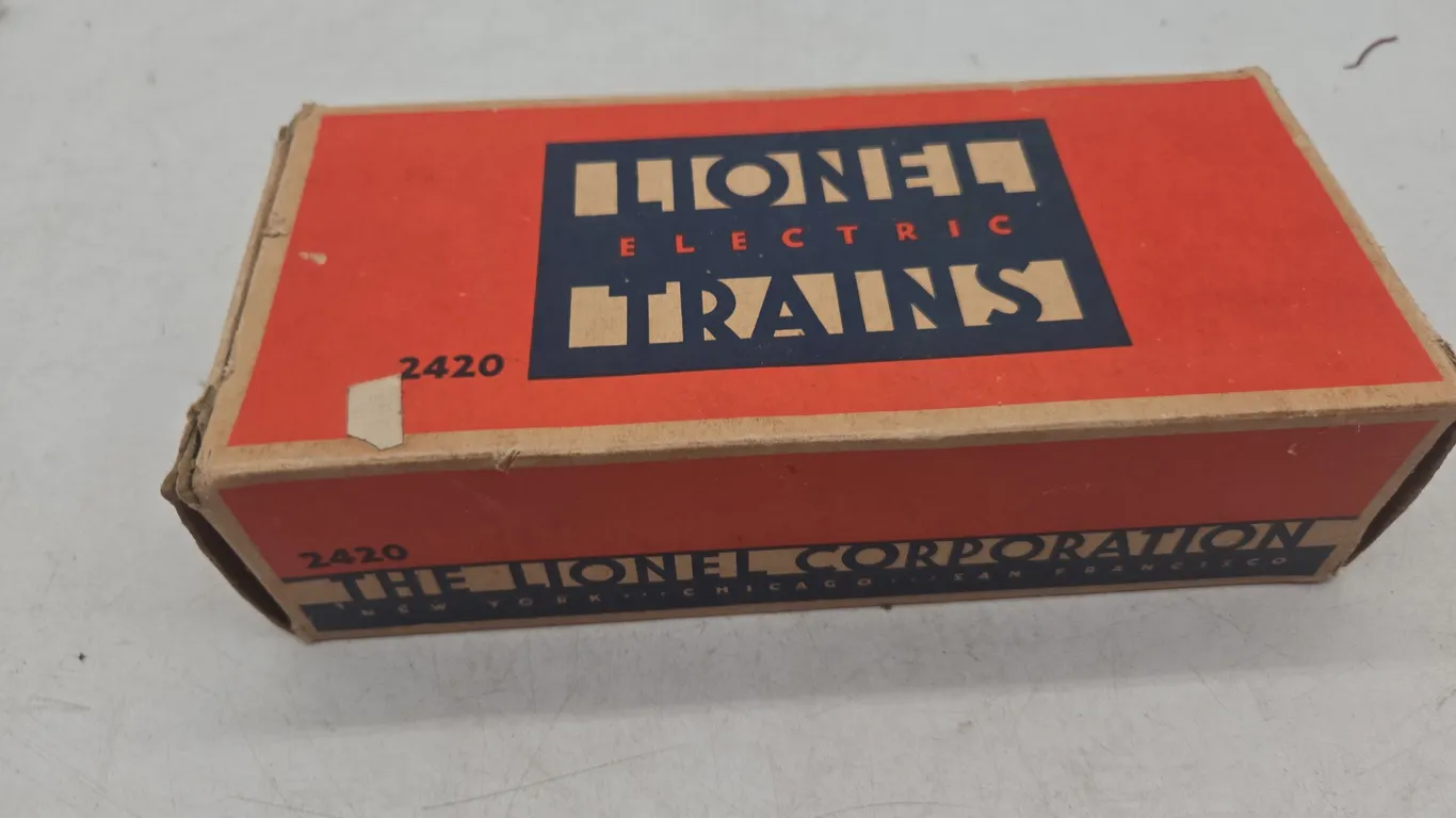 Vintage Lionel number 2420 searchlight wrecking car box only