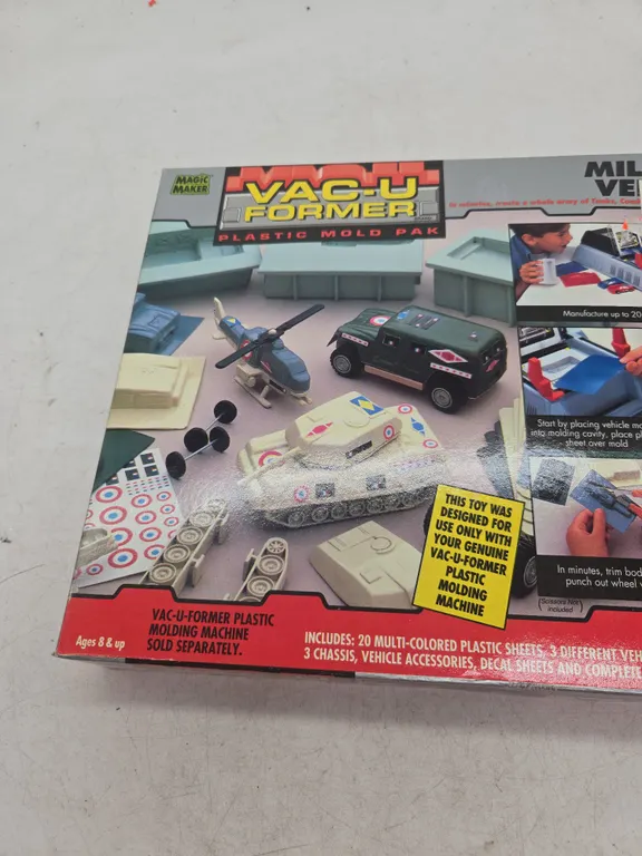 Vintage magic maker vacuum transformer plastic mold pack new in box