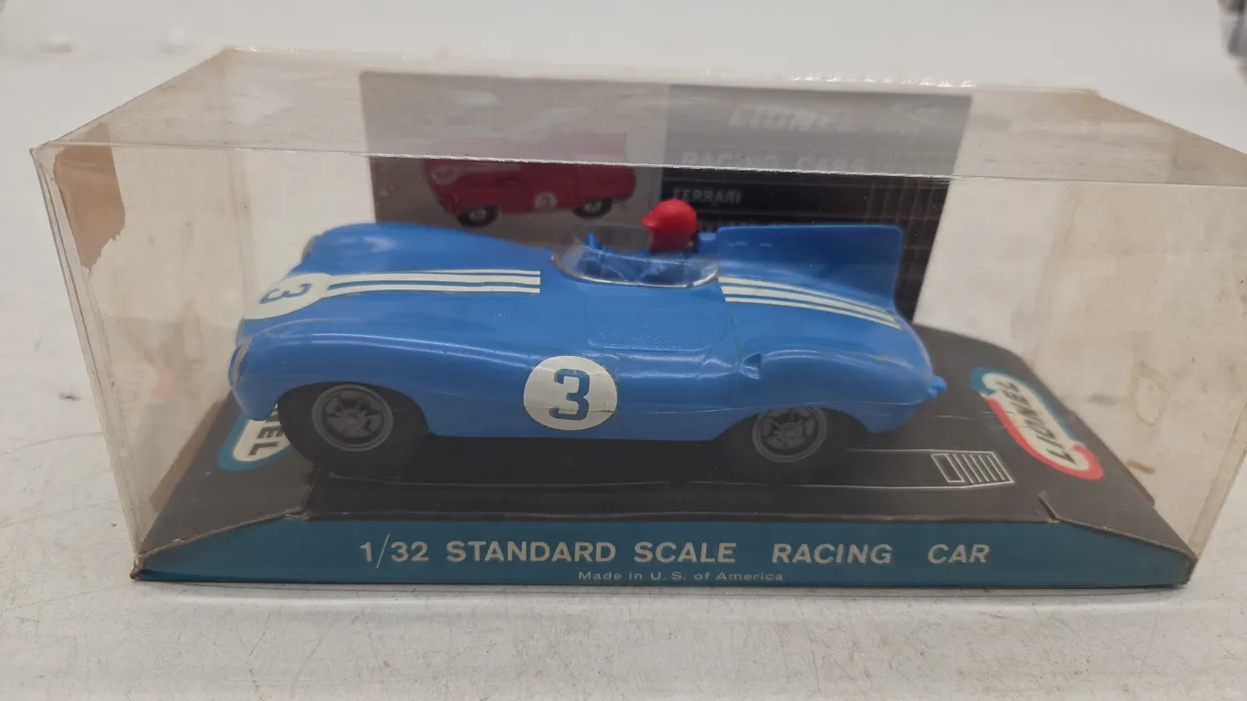 Vintage Lionel number 5201 Jaguar d slot car in original package