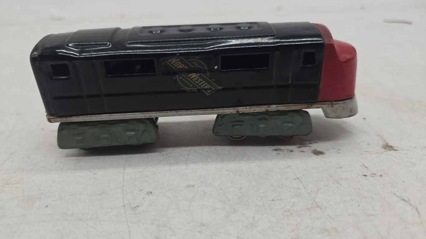 Vintage Japanese metal lithograph locomotive