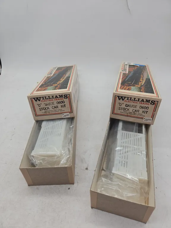 Vintage Williams Brand train car models new in boxes