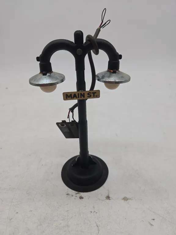 Vintage marxs brand main Street road lamp lights