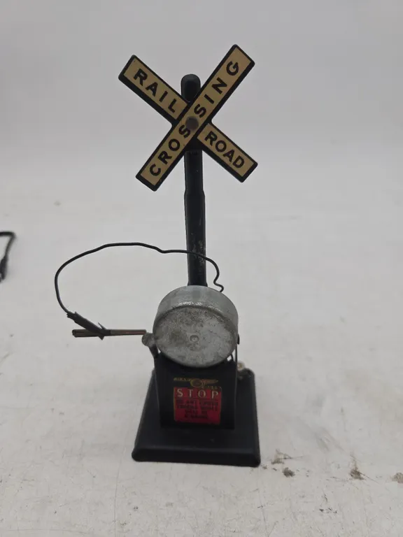 Vintage marxs brand train crossing Bell signal