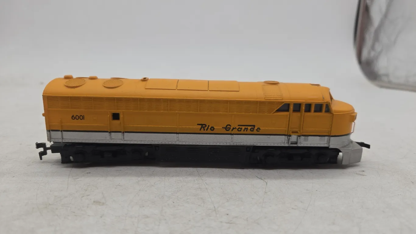 Vintage a l m h o scale Rio grande number 6001 locomotive