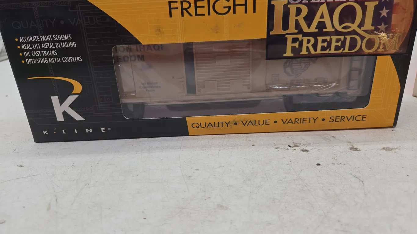 Vintage k line brand operation Iraqi freedom boxcar new inbox