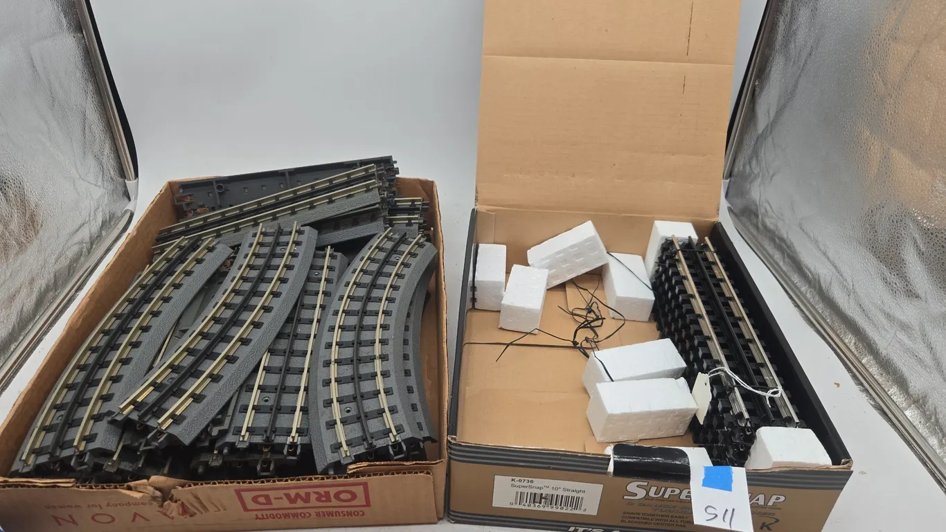 Assorted k line super snap train track