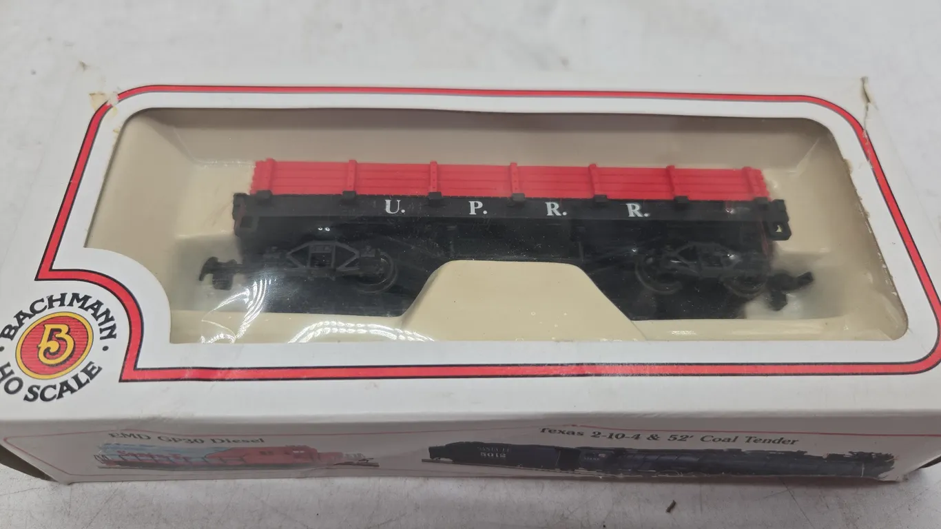 Vintage bachman HO scale old time Union Pacific gondola car new inbox