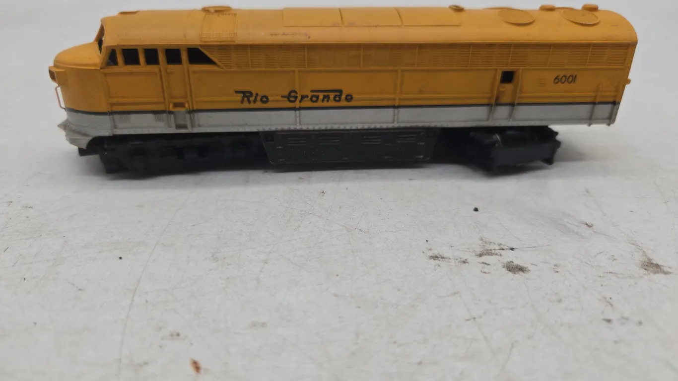 Vintage ahm brand Rio grande number 6001 diesel locomotive