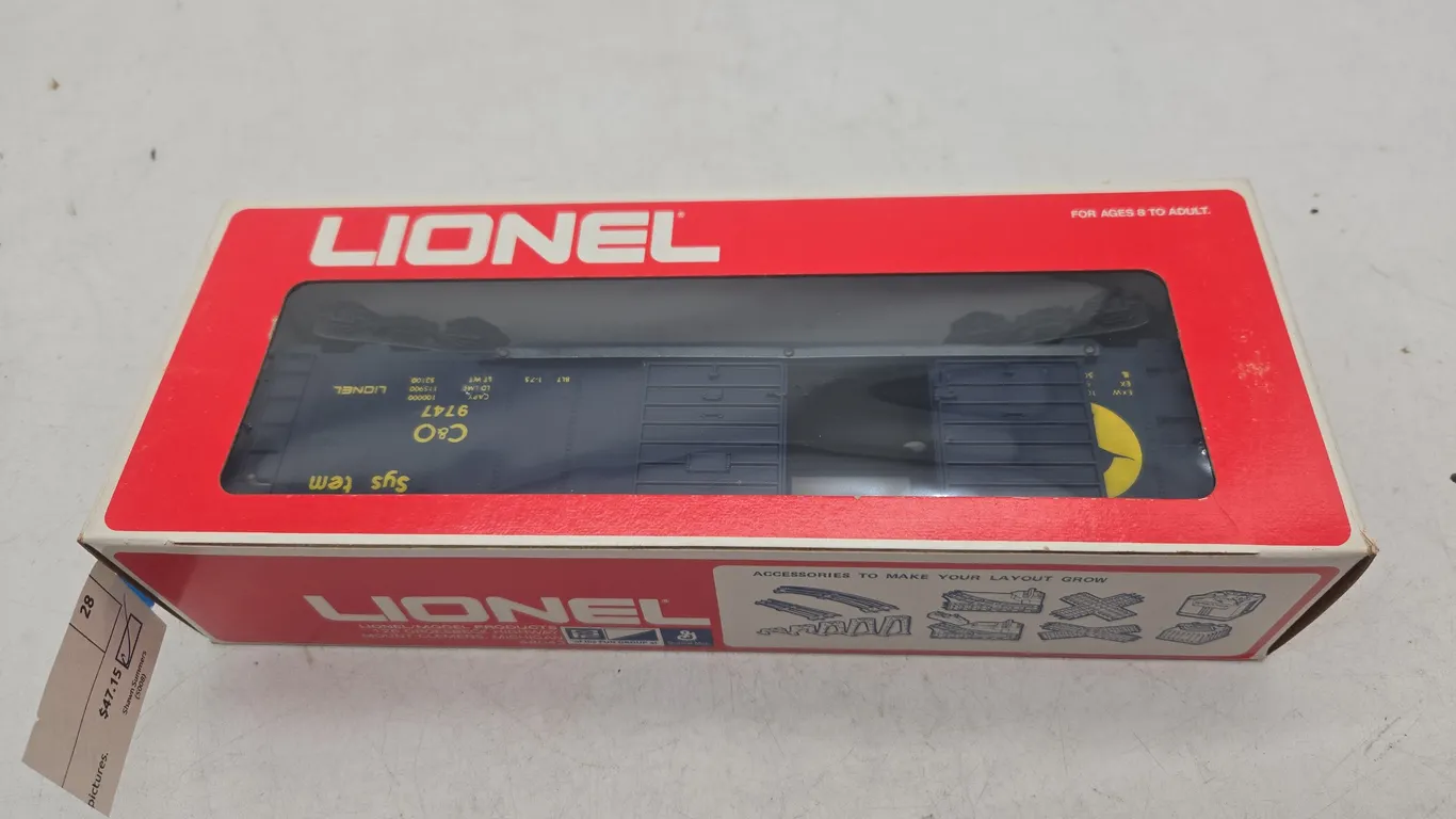 Vintage Lionel chessy double door boxcar number 697-47 new inbox