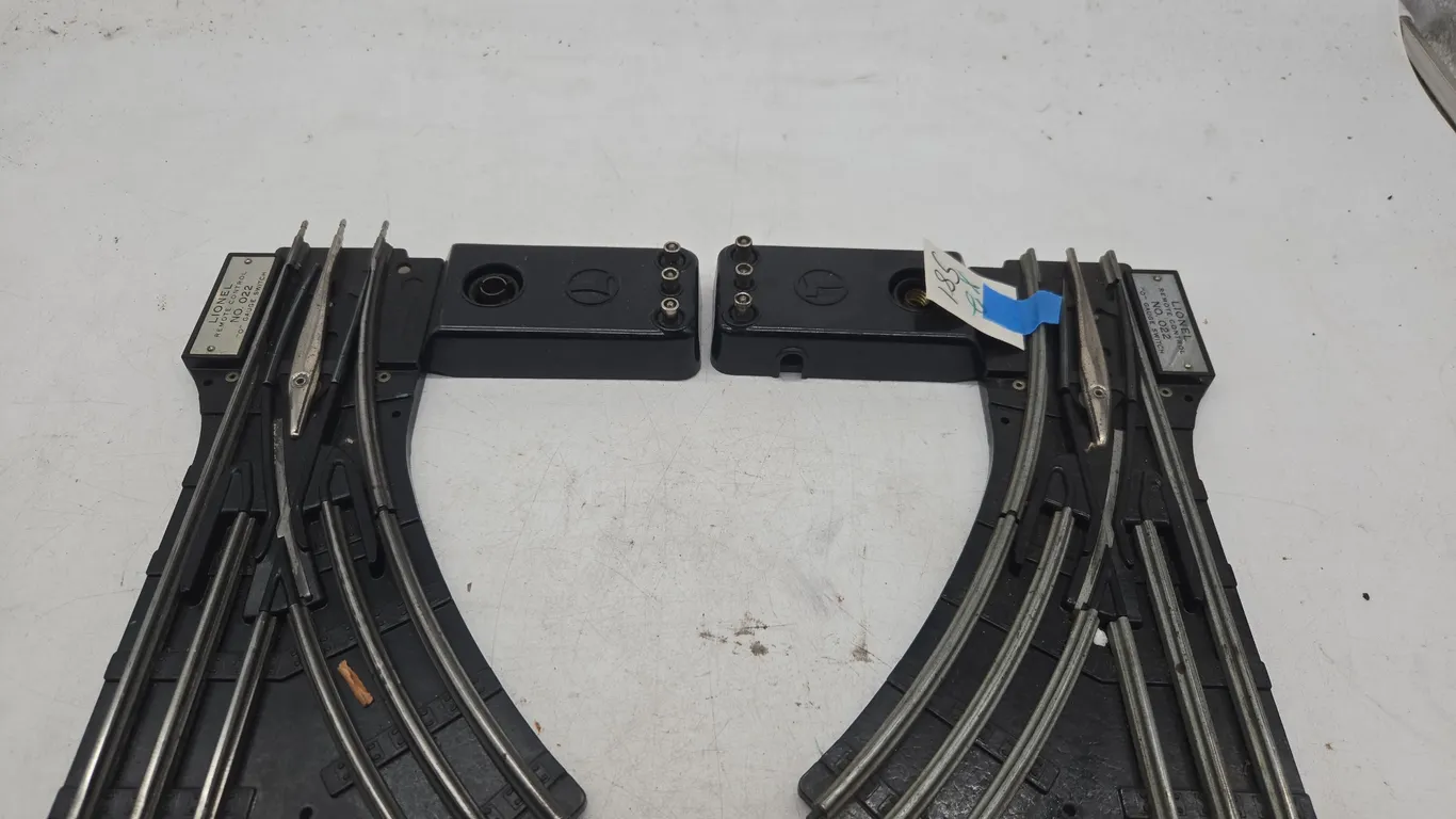 Vintage Lionel number 022 left and right switches