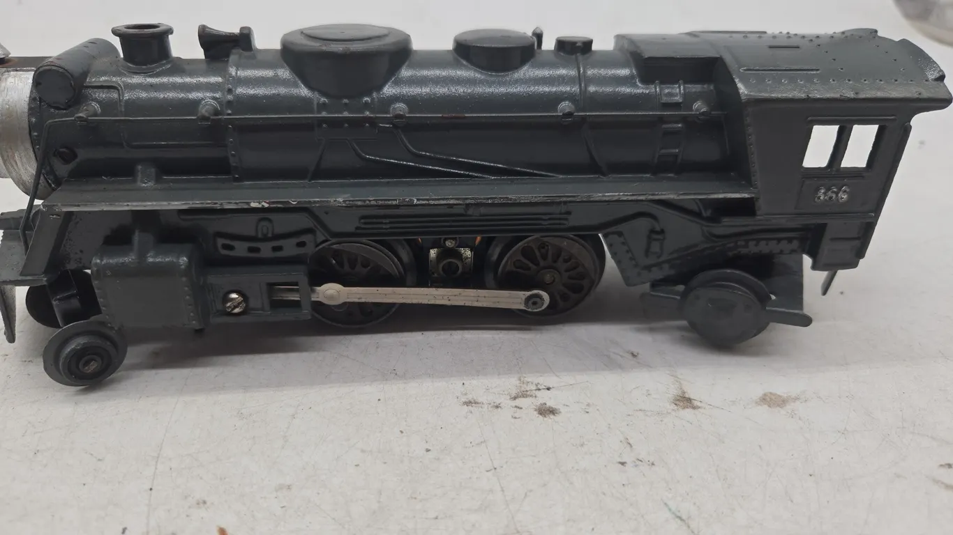 Vintage marxs Brand number 666 steam engine locomotive