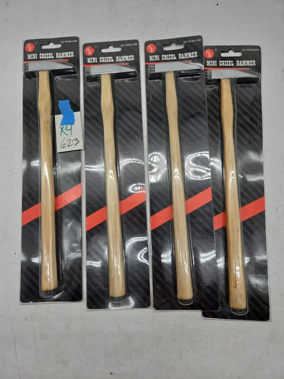 Vintage train repair chisel hammers, new and packages