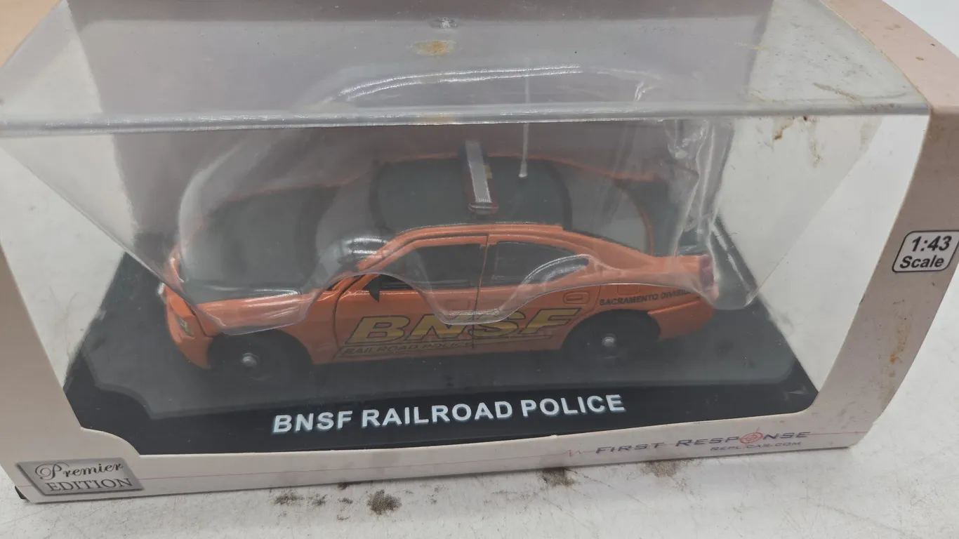 Vintage first response replicas Dodge railroad police car new in box