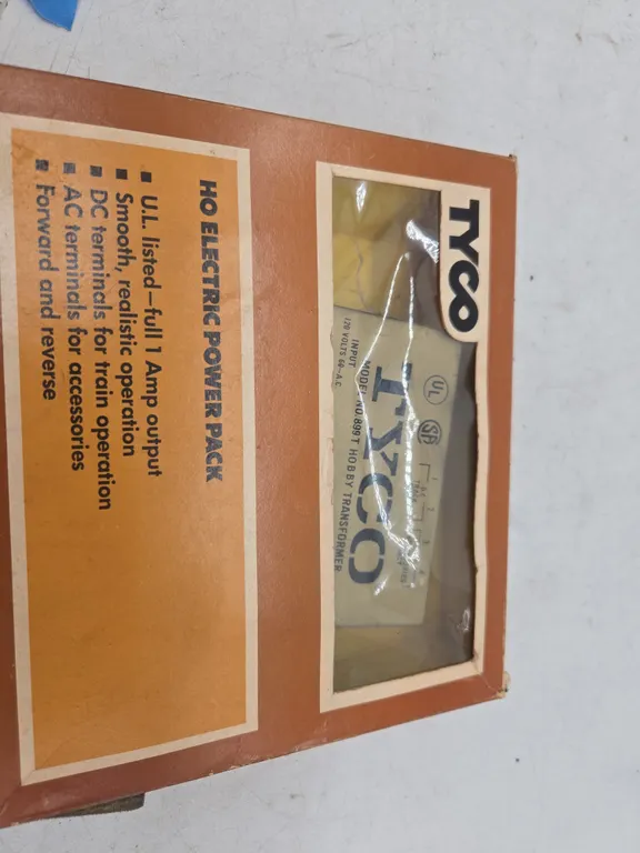 Vintage Tyco brand HO scale electric power pack new in box