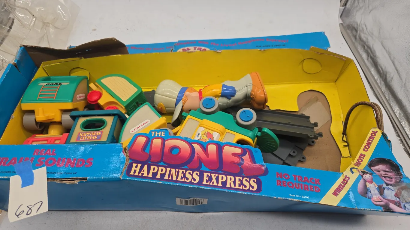 Vintage Lionel child's happiness Express train set
