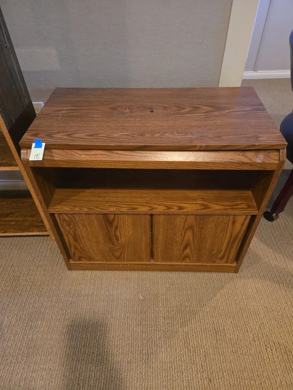 Vintage wooden TV stand
