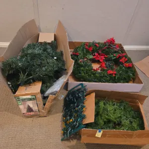 Assorted Christmas decor
