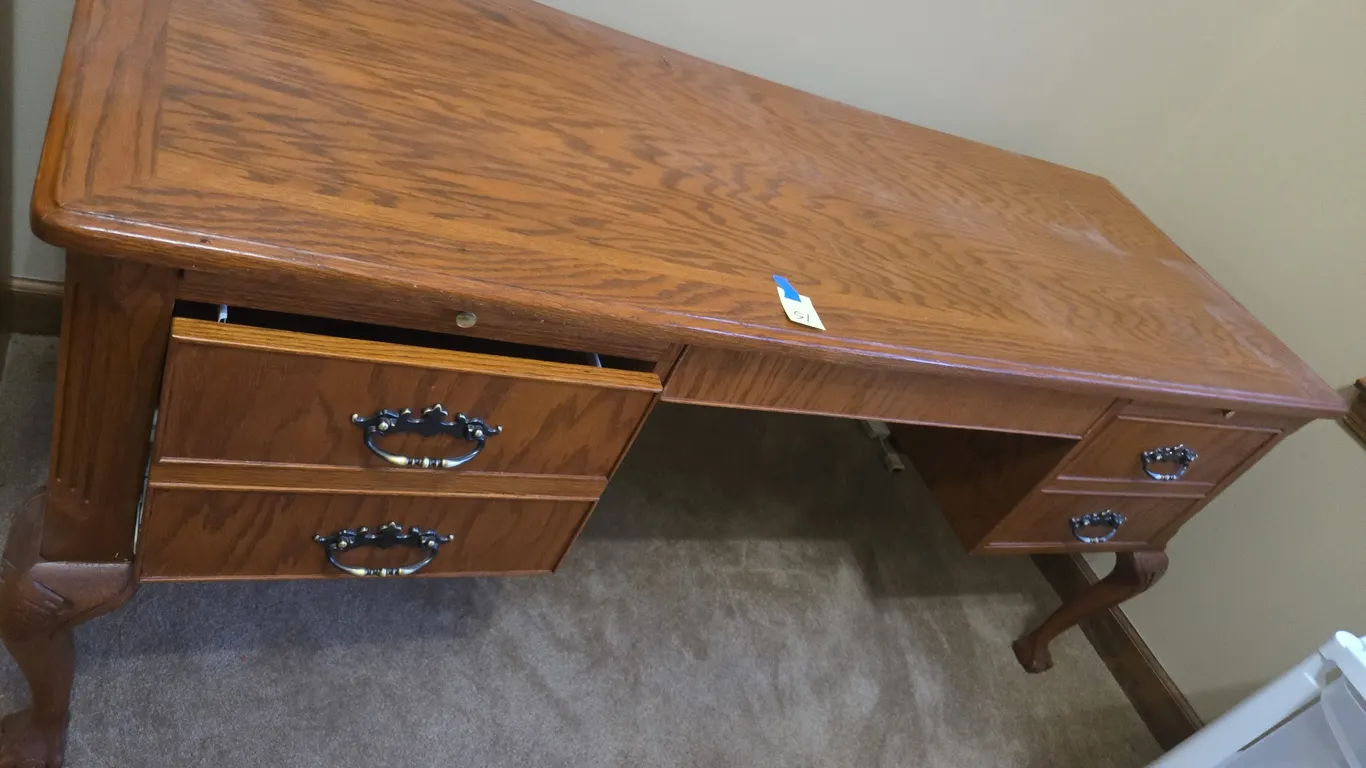 Executive style Oaktop office credenza