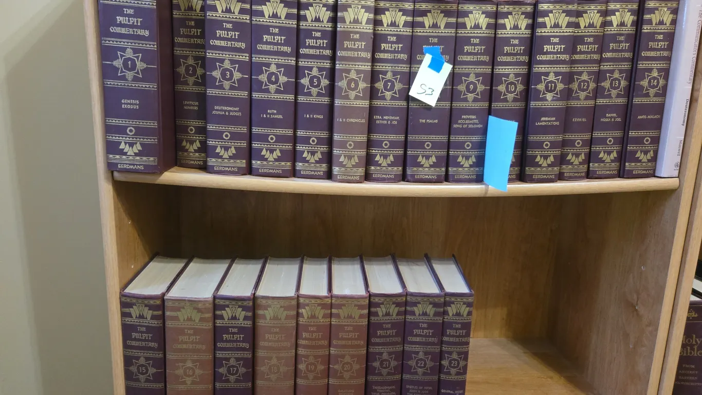 Vintage the pulpit series commentary books