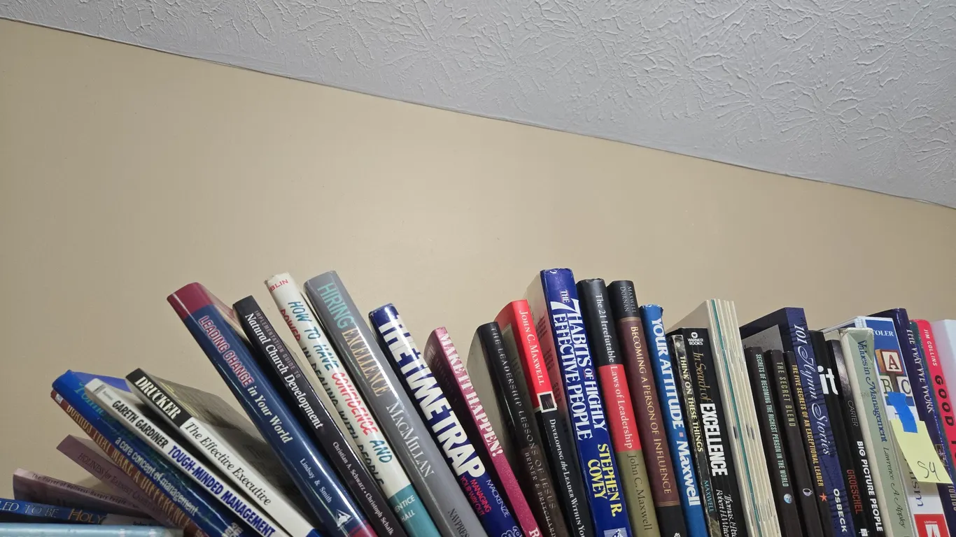 Large assortment of leadership building reference material