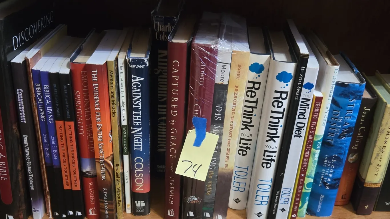 Assorted Christian reference material books