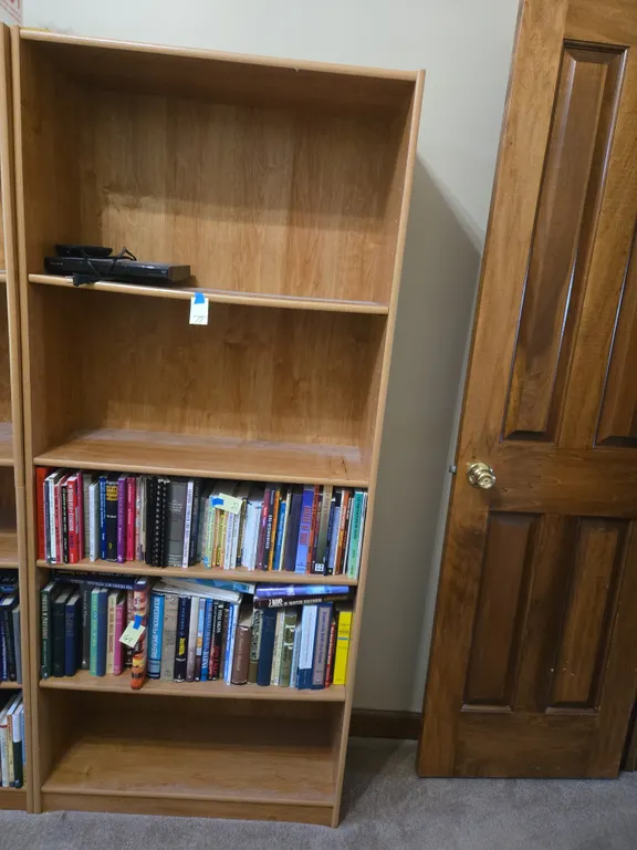 Vintage wooden bookcase