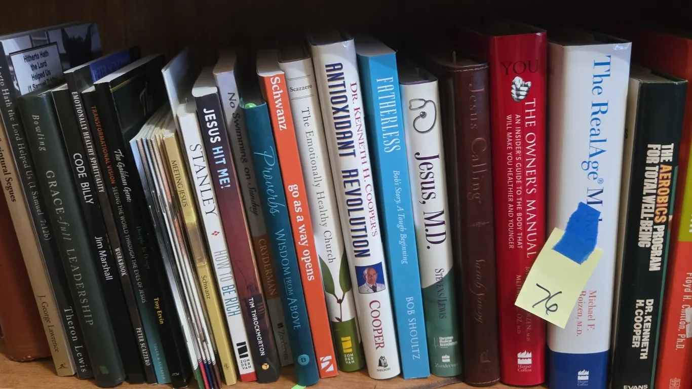Assorted Christian reference material books