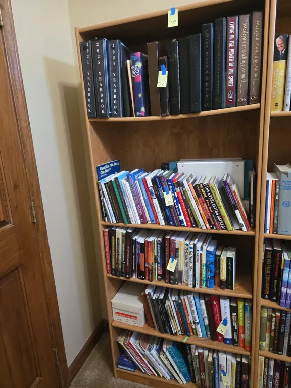 Vintage wooden bookcase