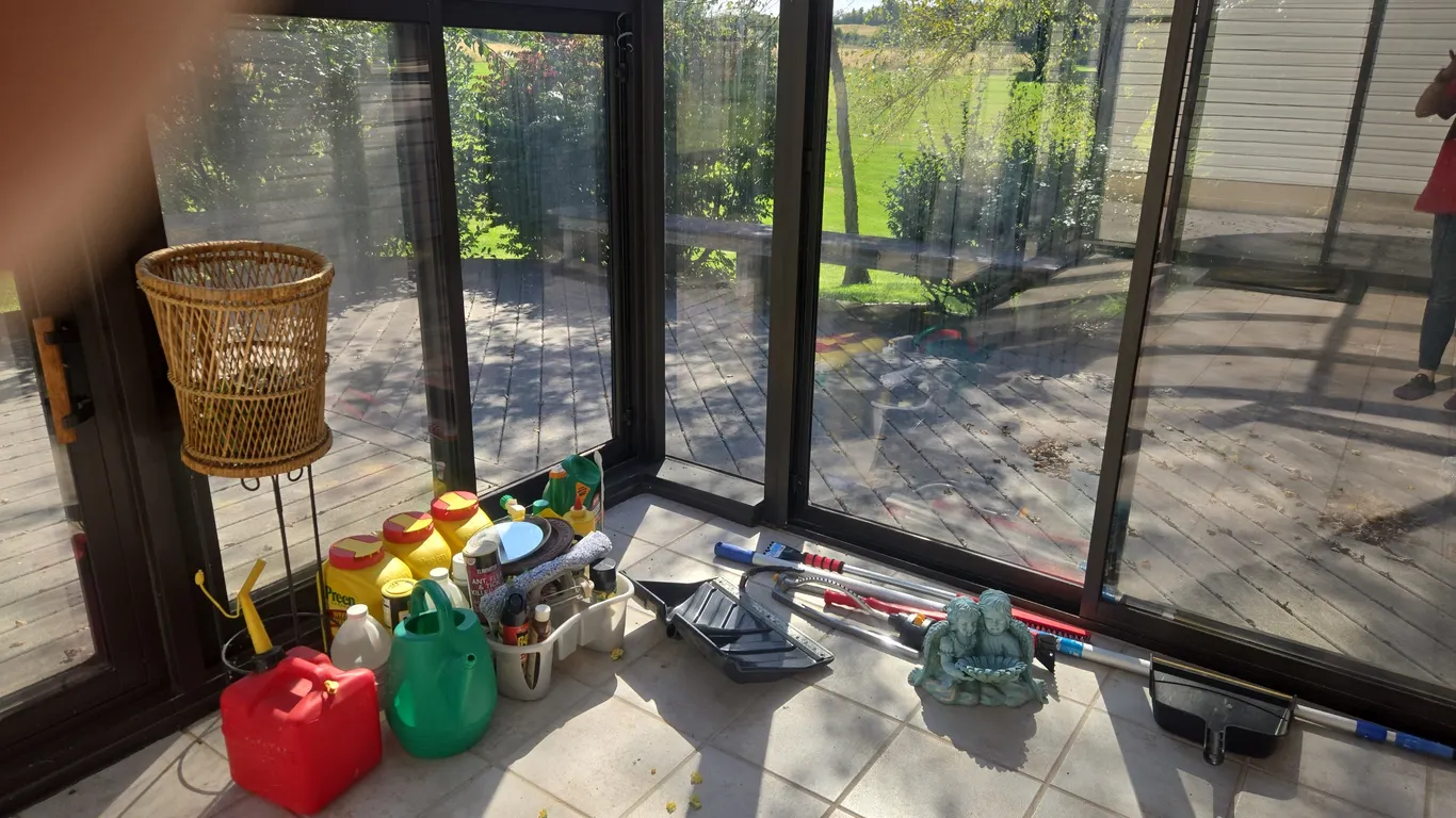 Assorted lawn and garden supplies