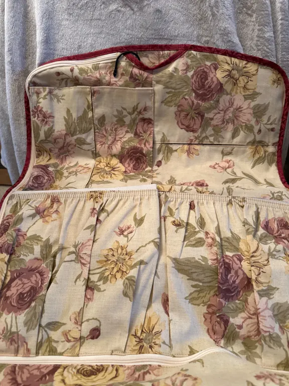 Floral Fabric Travel Garment Bag
