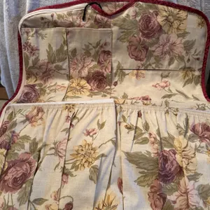 Floral Fabric Travel Garment Bag
