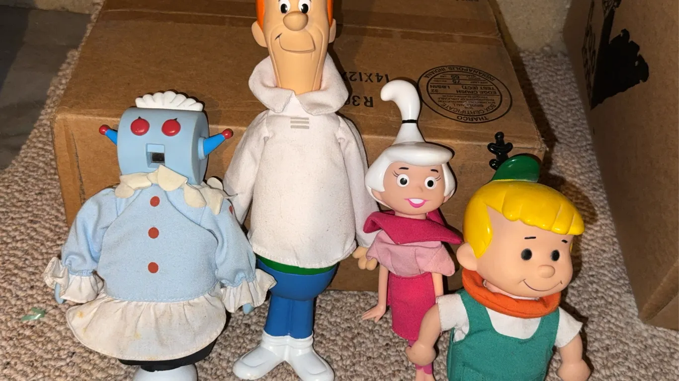 Vintage The Jetsons Cartoon Character Doll Collection