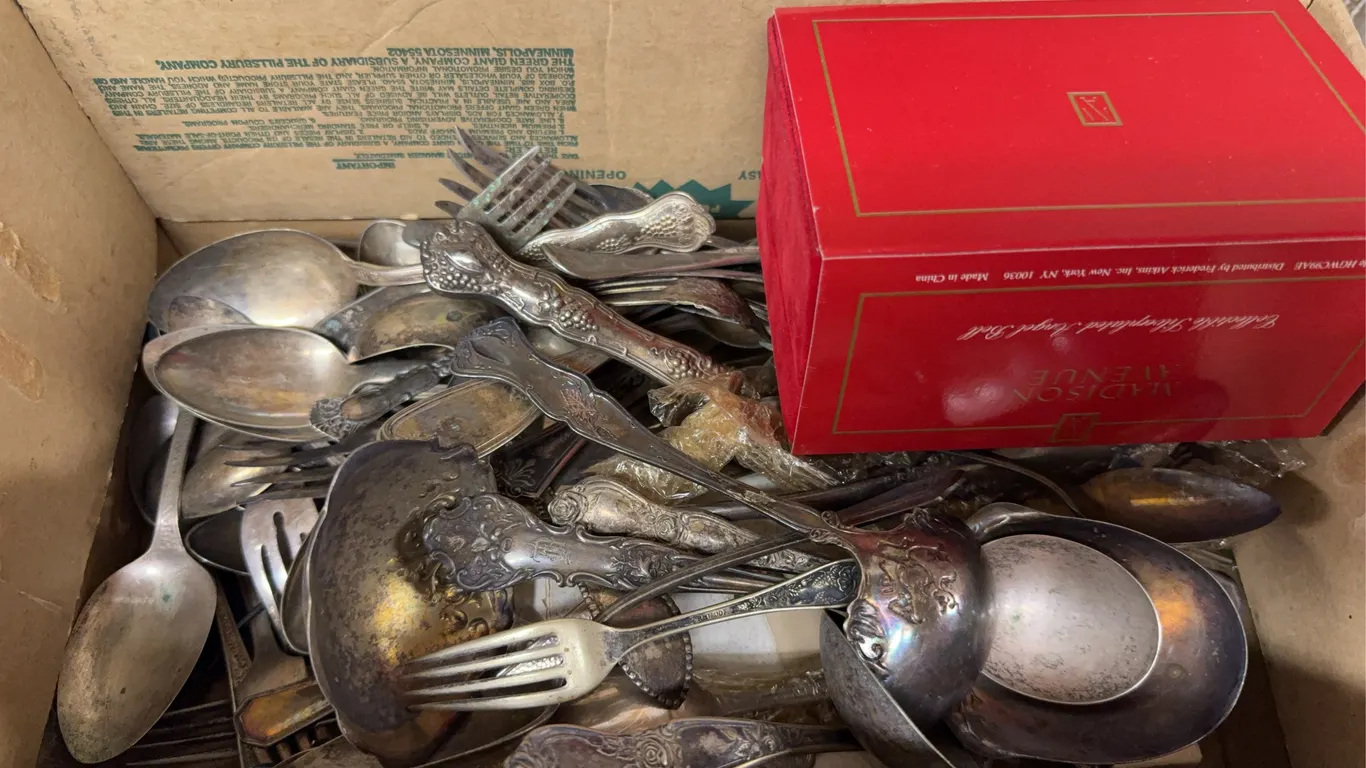 Vintage Silverplate Flatware & Serving Utensil Assortment