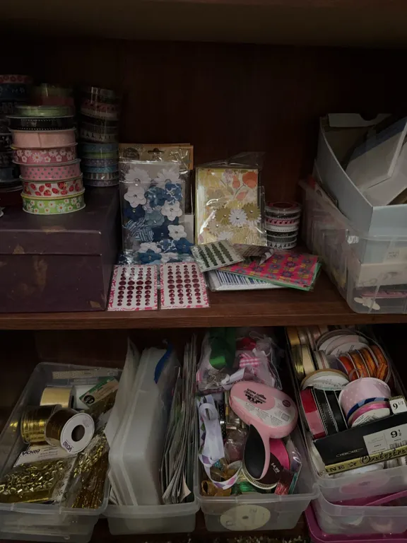 Scrapbooking Ribbon, Embellishments & Craft Supply Collection