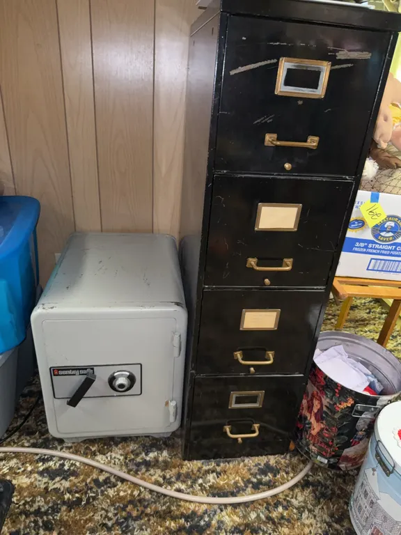 SentrySafe Combination Safe & Four-Drawer Metal Filing Cabinet