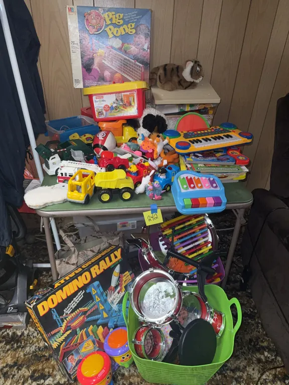 Large Children's Toy Collection with Musical Instruments & Games