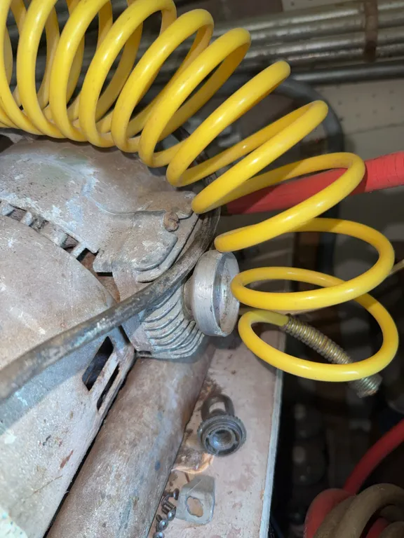 Air Compressor with Coiled Air Hose