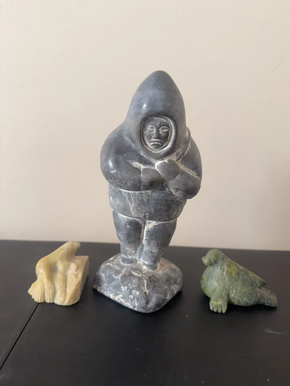 Inuit Style Stone Carving & Animal Figurines
