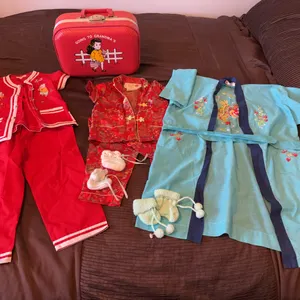 Vintage Children's Asian-Inspired Clothing & Going to Grandma's Suitcase