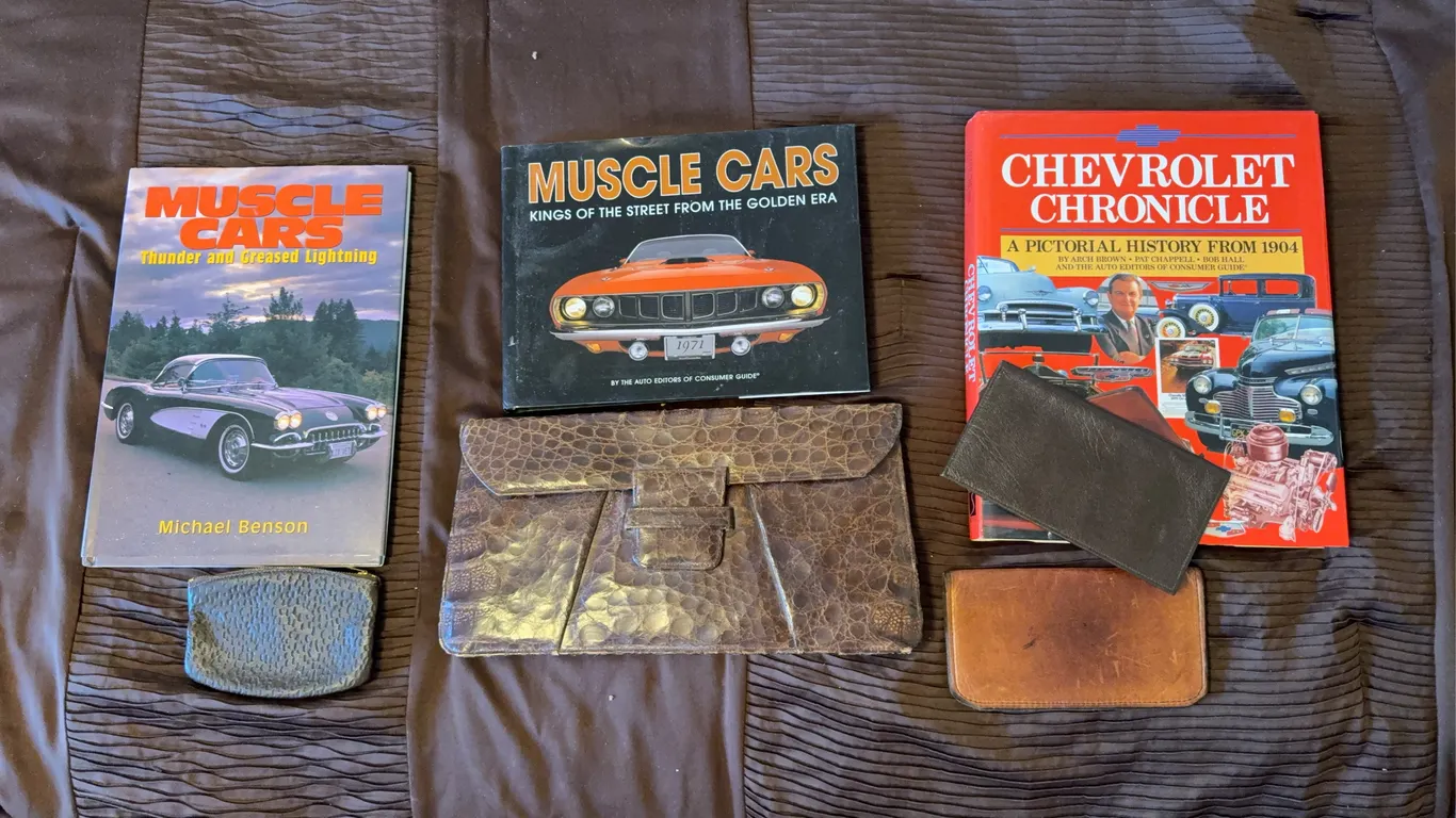 Coffee Table Books & Leather Items