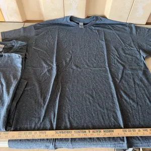 3 Adult XX Large New Gildan T-Shirts-Grey